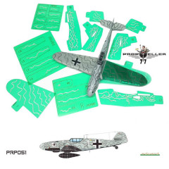 Трафарети камуфляжу для Bf 109G-6 WILDE SAU 1/48 77propeller PRP051