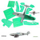 Трафарети камуфляжу для Bf 109G-6 WILDE SAU 1/48 77propeller PRP051