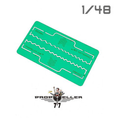 Шаблон передньої кромки крила Bf 109 1/48 77propeller PRP052