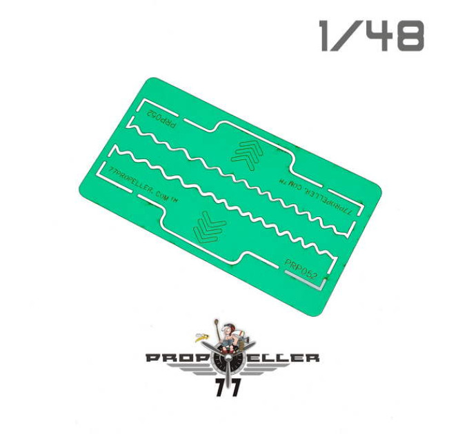 Шаблон передньої кромки крила Bf 109 1/48 77propeller PRP052 Шаблон передньої кромки крила Bf 109 1/48 77propeller PRP052