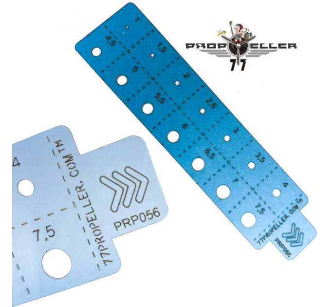 Трафарет для скрайбінгу та маскування № 4 77propeller PRP056