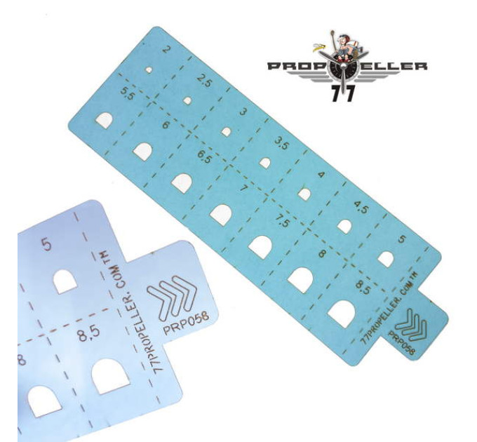 Трафарет для скрайбінгу та маскування № 6 77propeller PRP058