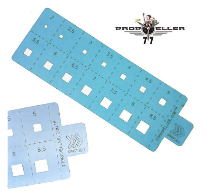 Трафарет для скрайбінгу та маскування № 8 77propeller PRP060