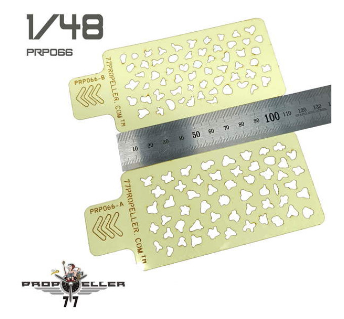 Шаблон для фарбува камуфляжу італійських літаків 1/48 № 3 77propeller PRP066