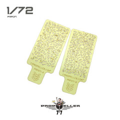 Шаблон для фарбува камуфляжу італійських літаків 1/72 № 4 77propeller PRP071