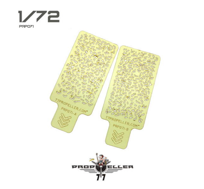 Шаблон для фарбува камуфляжу італійських літаків 1/72 № 4 77propeller PRP071 Шаблон для фарбува камуфляжу італійських літаків 1/72 № 4 77propeller PRP071