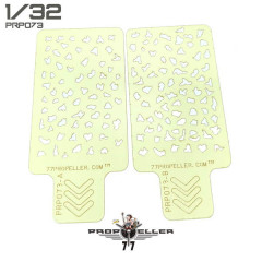 Шаблон для фарбува камуфляжу італійських літаків 1/32 № 2 77propeller PRP073