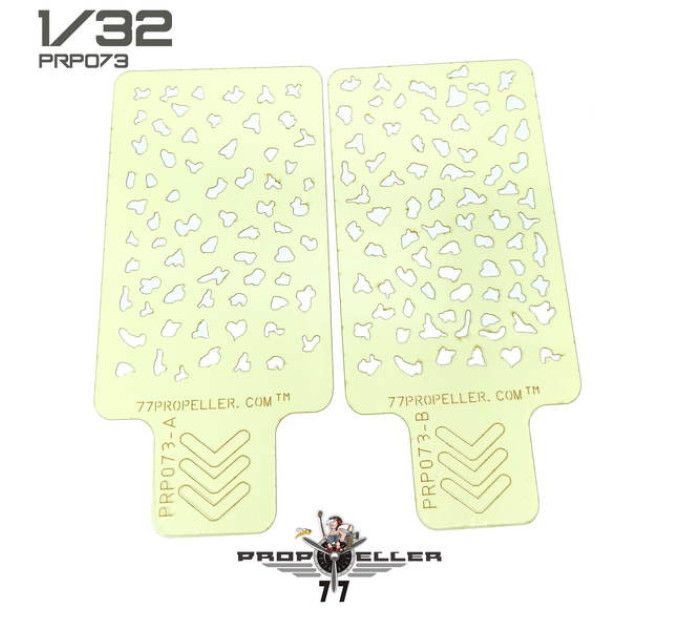 Шаблон для фарбува камуфляжу італійських літаків 1/32 № 2 77propeller PRP073