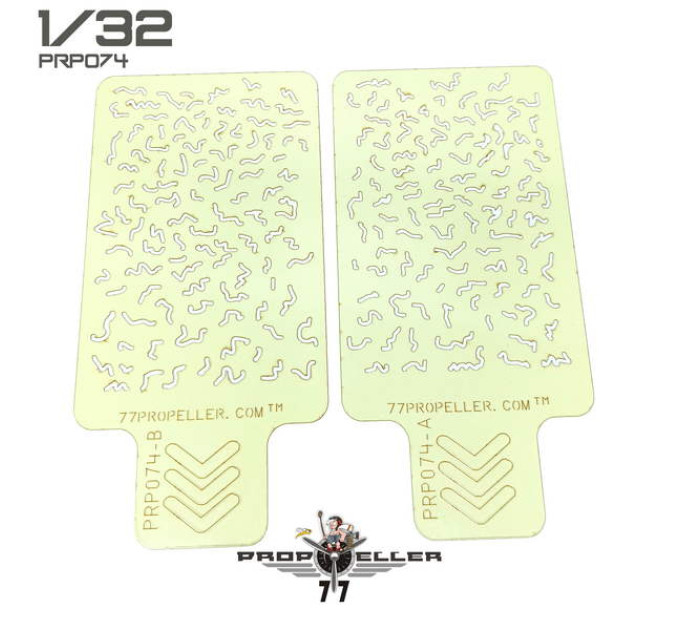 Шаблон для фарбува камуфляжу італійських літаків 1/32 № 3 77propeller PRP074