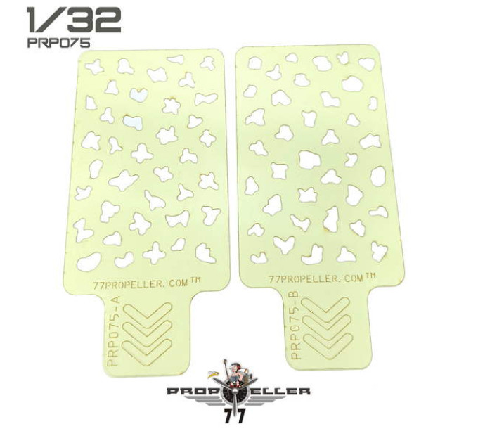 Шаблон для фарбува камуфляжу італійських літаків 1/32 № 4 77propeller PRP075