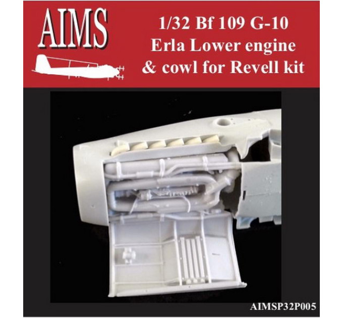 Bf 109G-10 Erla lower engine & cowl AIMS 32P005
