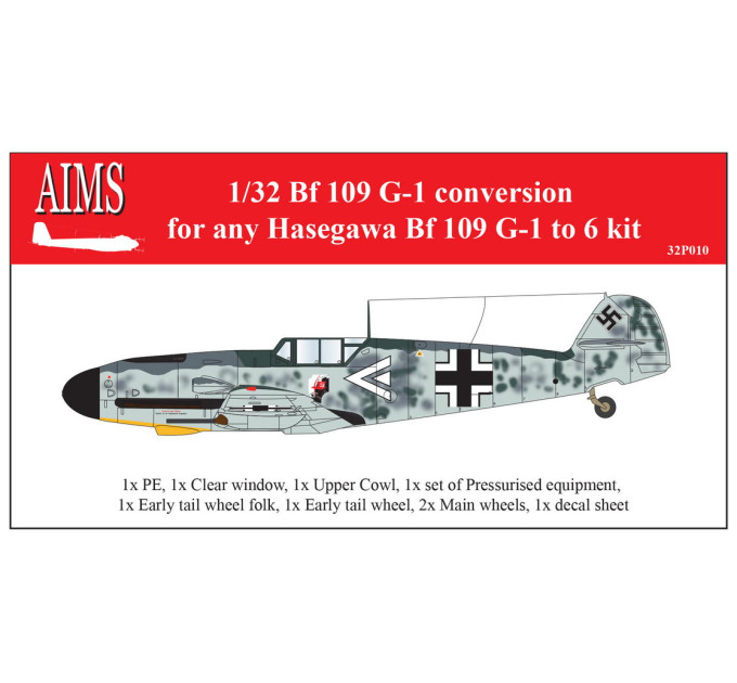 Bf 109G-1 conversion AIMS 32P010 Bf 109G-1 conversion AIMS 32P010
