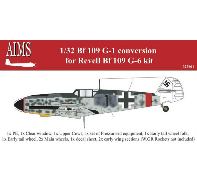 Bf 109G-1 conversion AIMS 32P011