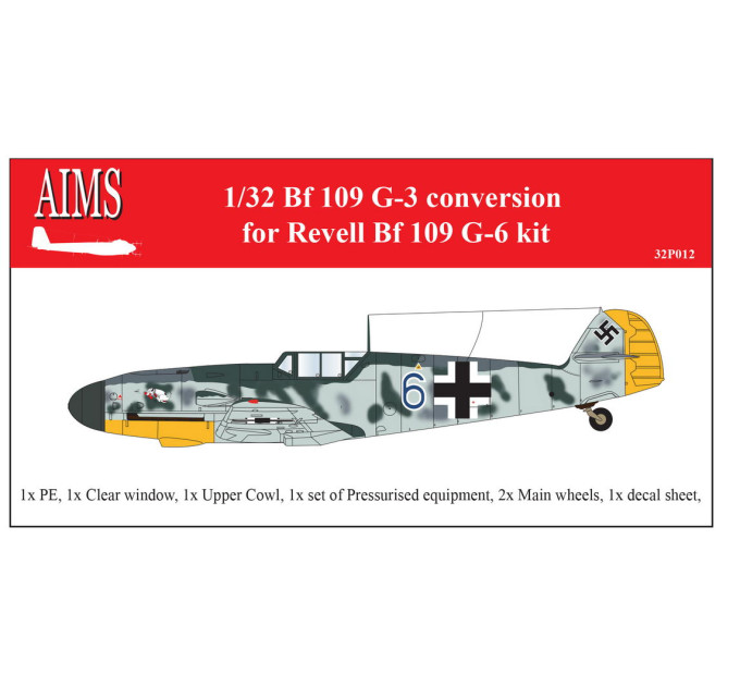 Bf 109G-3 conversion AIMS 32P012
