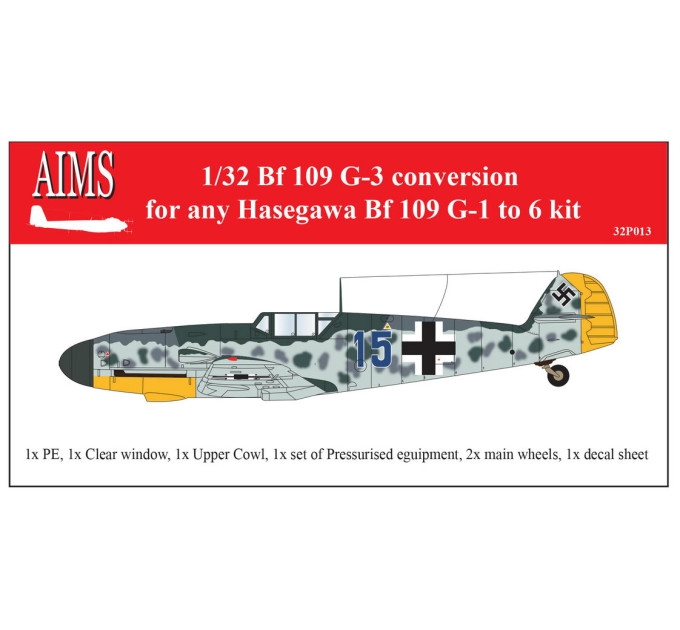 Bf 109G-3 conversion AIMS 32P013 Bf 109G-3 conversion AIMS 32P013
