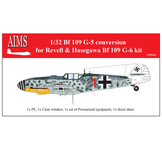Bf 109G-5 conversion AIMS 32P014