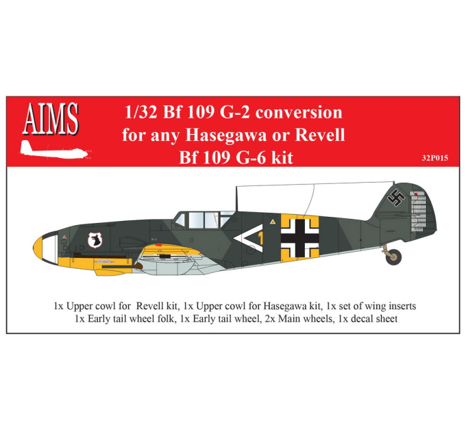 Bf 109G-2 conversion AIMS 32P015