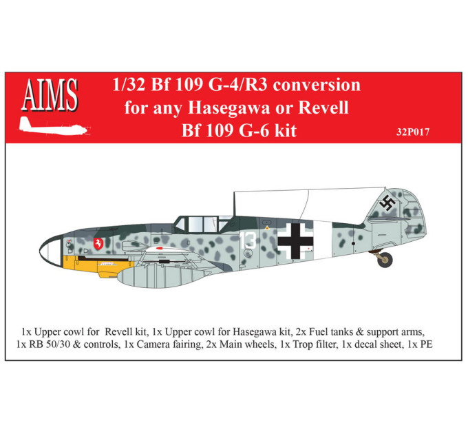 Bf 109 G-4/R3 conversion AIMS 32P017