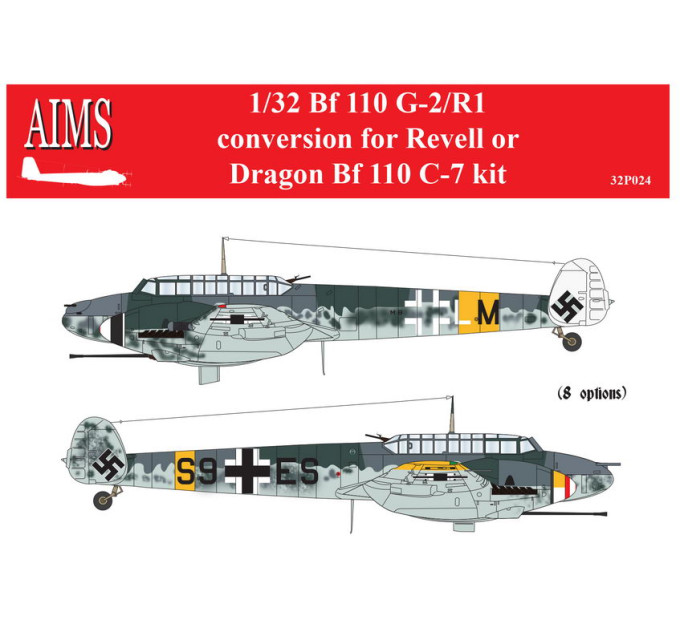 Bf 110 G-2/R1 conversion AIMS 32P024