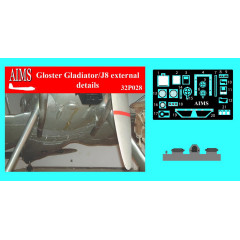 Gloster Gladiator & J8 external details AIMS 32P028