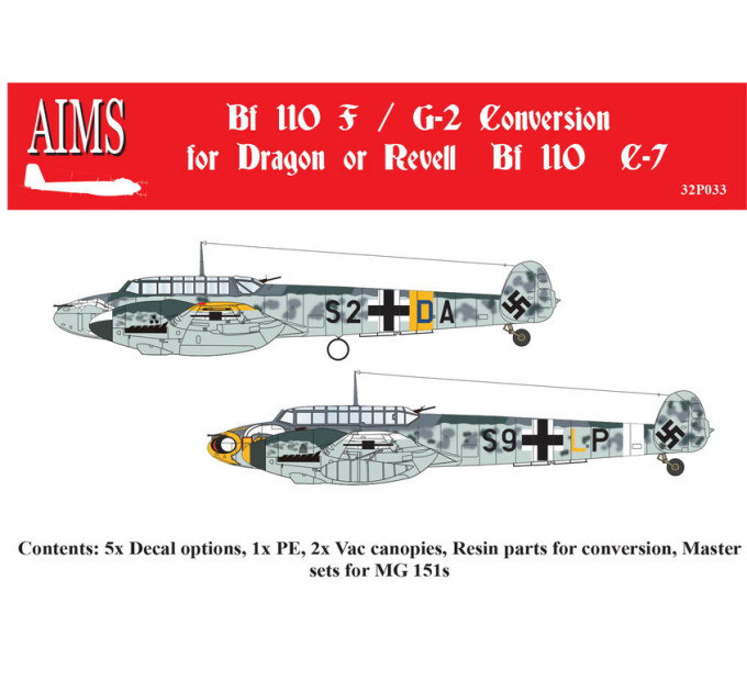 Bf 110 G-2 conversion AIMS 32P033