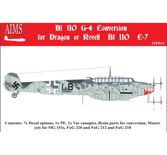 Bf 110 G-4 conversion AIMS 32P034