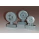 deHavilland Vampire 'Block Tread' wheel set - seen on nearly all European based aircraft AIMS 32P049