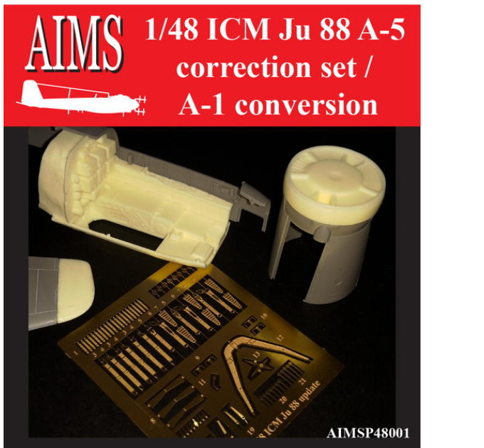 Ju 88 A-5 correction set / A-1 conversion AIMS 48P001
