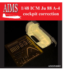 Ju 88 A-4 cockpit upgrade resin AIMS 48P002