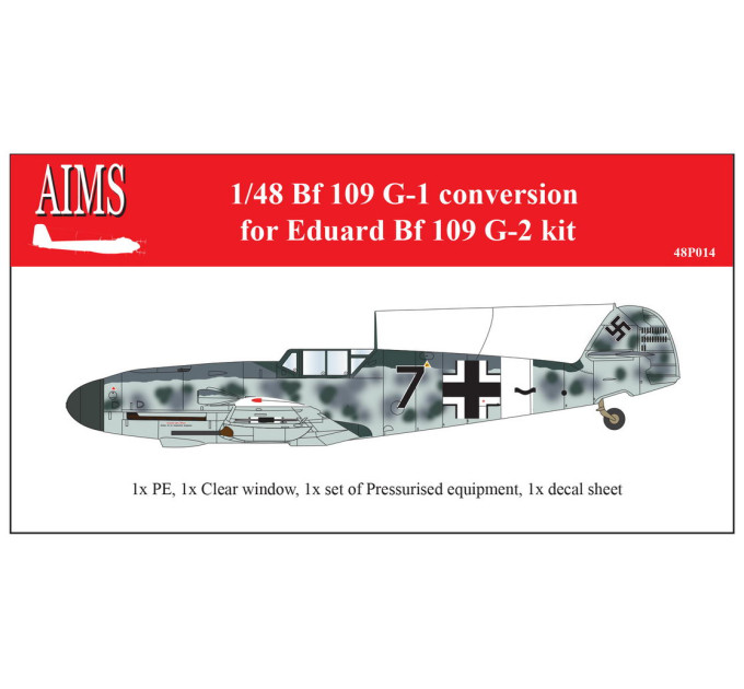 Bf 109G-1 conversion AIMS 48P014 Bf 109G-1 conversion AIMS 48P014