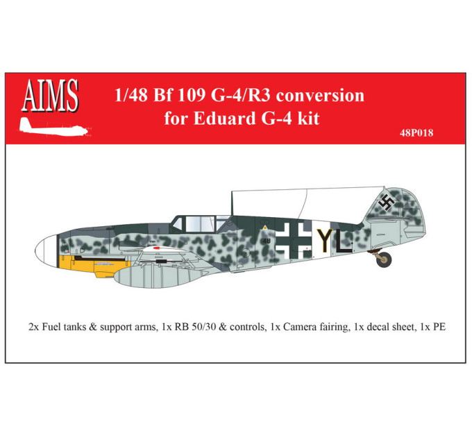 Bf 109G-4/R3 conversion AIMS 48P018