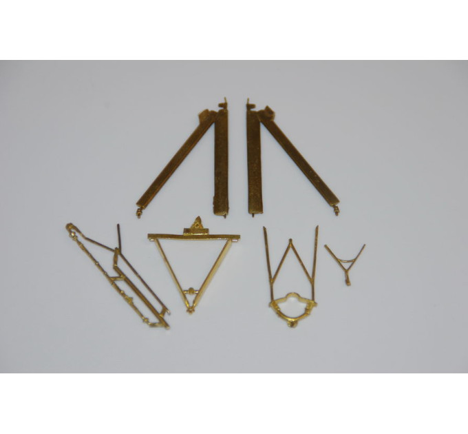 Ju 88 Mistel 2/3 Cradle set in brass AIMS 48P037
