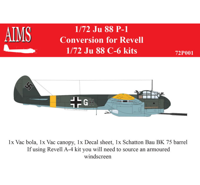 Ju 88P-1 переробка AIMS 72P001