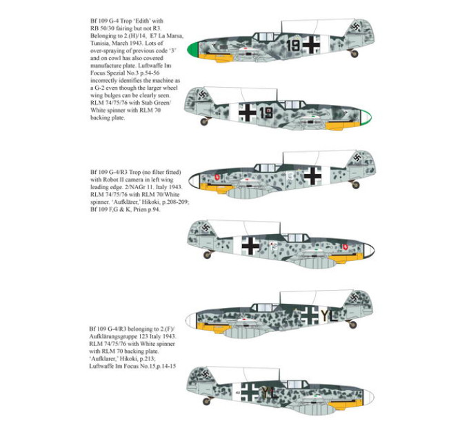 Bf-109G-4/R3 conversion AIMS 72P003