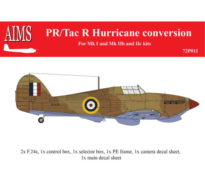 Hurricane PR/Tac R conversion AIMS 72P011