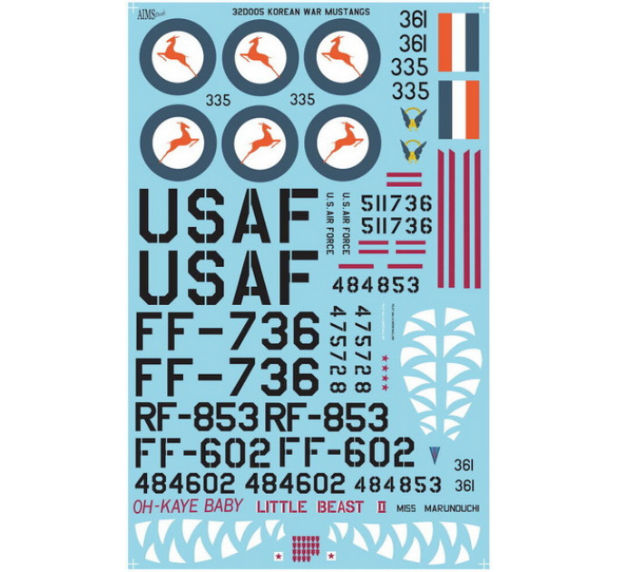 Korean War Mustangs 1/32