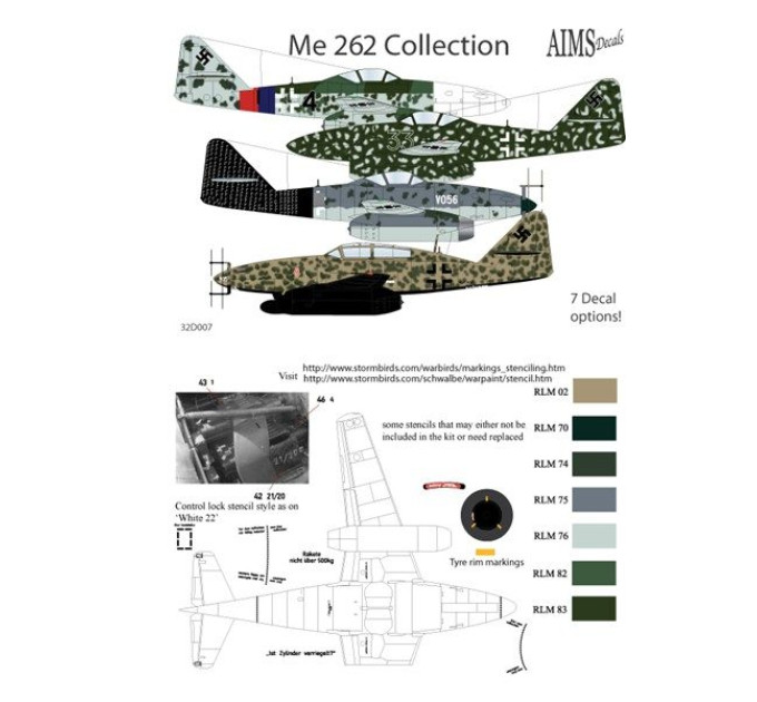 Me-262A/B Collection 1/32