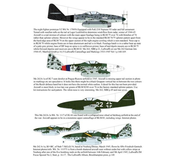 Me-262A/B Collection 1/32