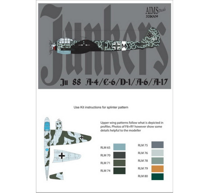 Ju88A-4/C-6/D-1/A16/A17 1/32