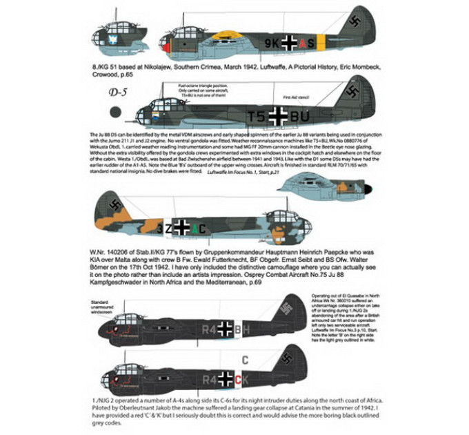 Ju-88A-4/C-6/D-5 1/32