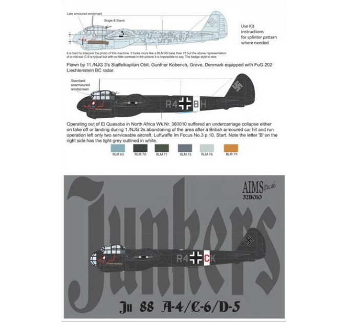 Ju-88A-4/C-6/D-5 1/32