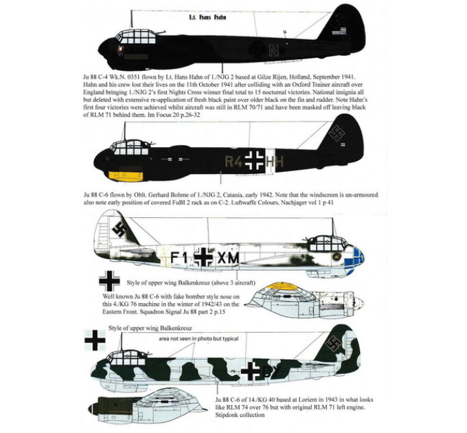 Ju 88 винищувачі 1/32