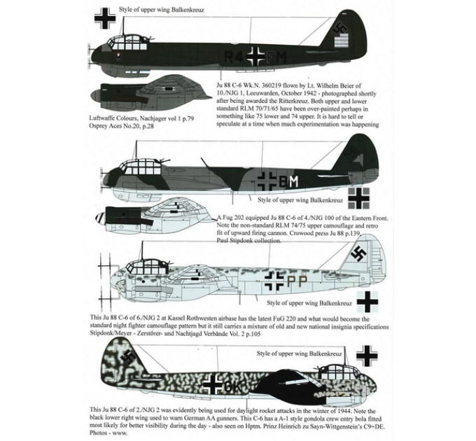 Ju 88 винищувачі 1/32