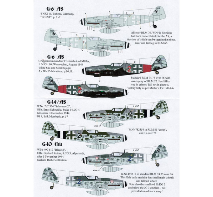 Bf 109 кінця війни 1/32