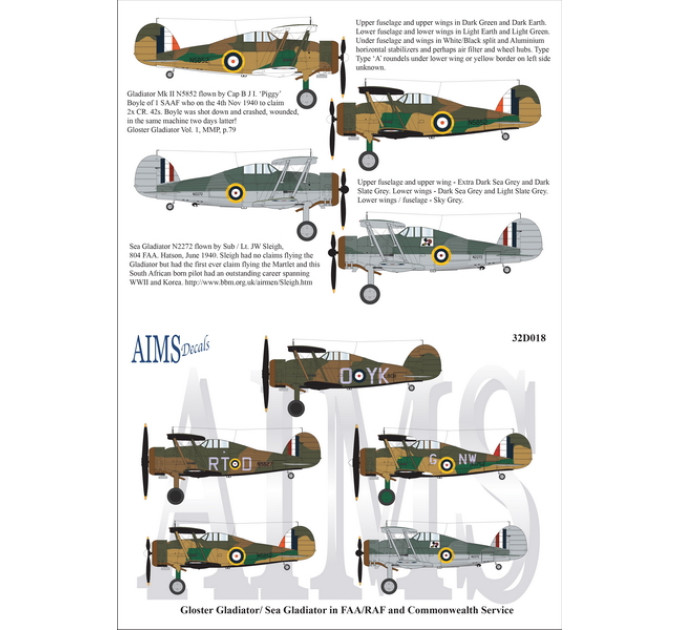 Gloster Gladiator Mk.I Sea Gladiator 1/32