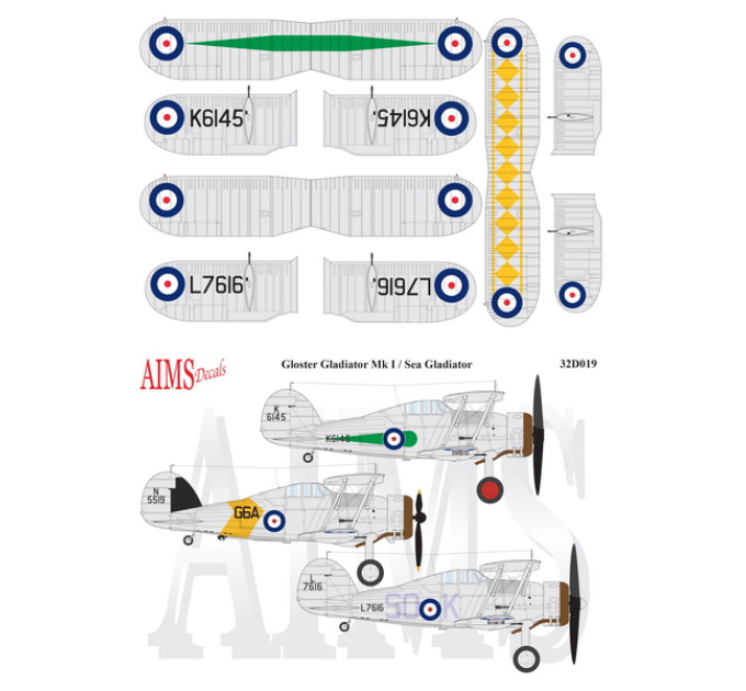 Gloster Gladiator Mk.I Sea Gladiator part 2, 1/32