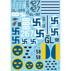 Декаль Gladiator за кордоном 1/32 AIMS 32D023
