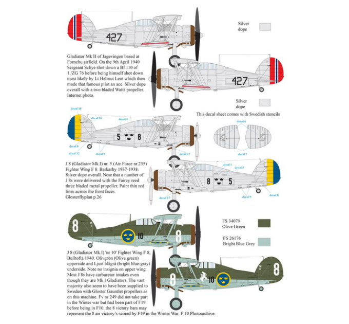Декаль Gladiator за кордоном 1/32 AIMS 32D023
