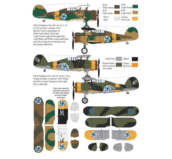 Декаль Gladiator за кордоном 1/32 AIMS 32D023