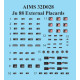 Декаль Ju 88 таблічки 1/32 AIMS 32D028